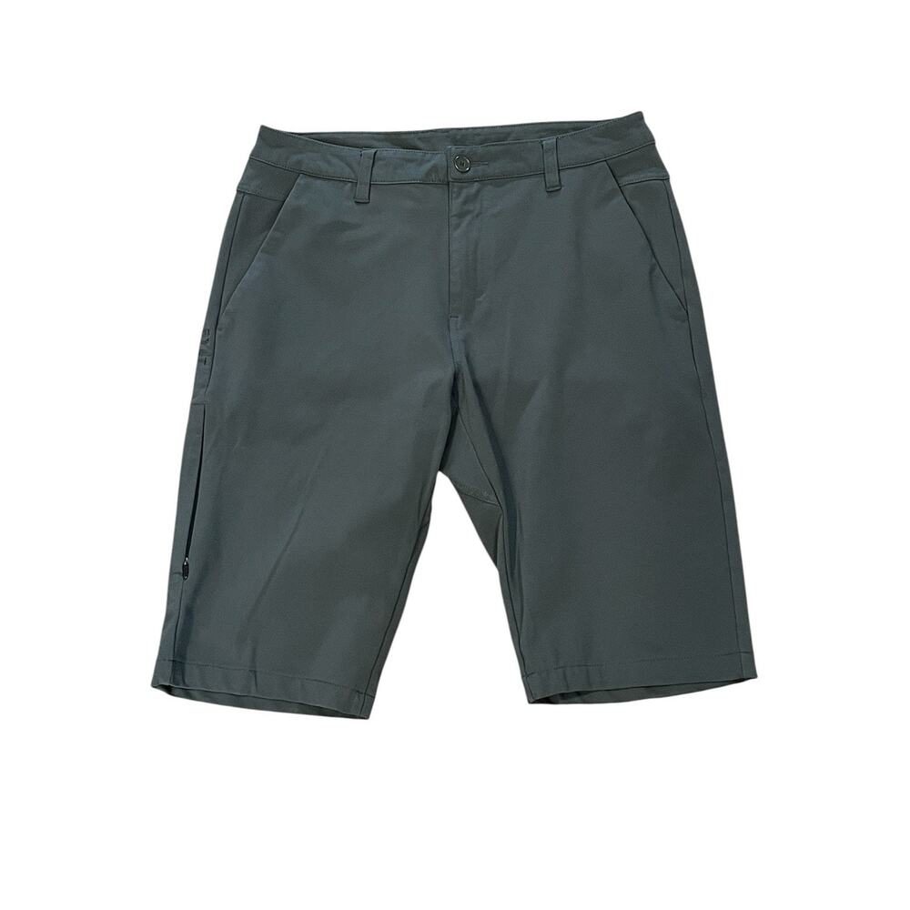 BYLT Premium Basics Everyday 2.0 Shorts Men's Size 34 Green Stretch Casual 13”